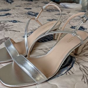 New BHLDN Connere silver sandals